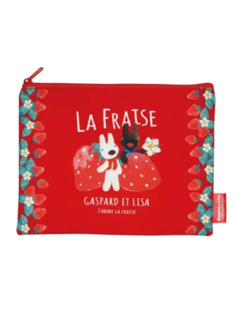 🇯🇵 GASPARD ET LISA Res Strawberry Zipper Pouch